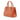 Orange Prada Small Saffiano Vernice Galleria Double Zip Satchel - Designer Revival