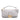 White Fendi Large Zucca Embossed Leather Baguette Satchel