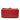 Red Chanel Mini Square Classic Caviar Single Flap Crossbody Bag