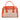 Beige Prada Bicolor Saffiano Cuir Trimmed Canvas Satchel