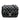 Black Chanel Mini Square Classic Patent Single Flap Crossbody Bag