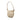 Beige Fendi Zucchino Canvas Hobo Shoulder Bag
