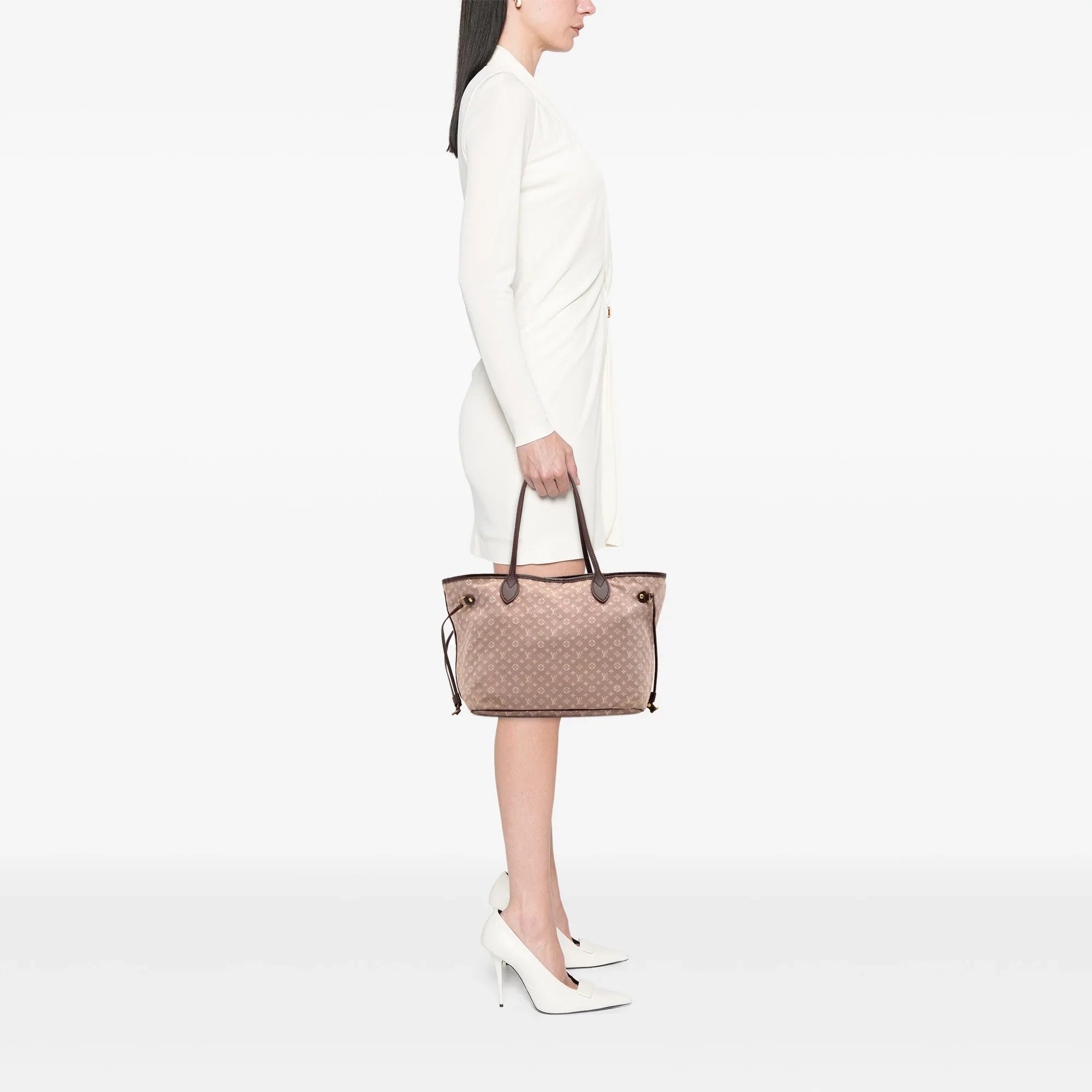 Pink Louis Vuitton Monogram Idylle Neverfull MM Tote Bag