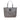 Gray Fendi Zucchino Canvas Tote
