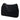Black Fendi Nylon FF Shoulder Bag