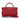 Red Gucci Medium Calfskin Bamboo Shopper Satchel - Designer Revival