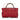 Red Gucci Medium Calfskin Bamboo Shopper Satchel - Designer Revival