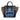 Blue Celine Mini Tricolor Luggage Tote Handbag - Designer Revival