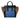 Blue Celine Mini Tricolor Luggage Tote Handbag - Designer Revival