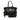 Black Prada Nappa Intarsio Flower Shopping Tote - Designer Revival