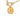 Gold Chanel Gold Plated Cut Out Logo Pendant Necklace