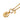 Gold Chanel Gold Plated Cut Out Logo Pendant Necklace