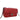 Red Chanel Extra Mini Rectangular Classic Lambskin Single Flap Crossbody Bag