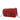 Red Chanel Extra Mini Rectangular Classic Lambskin Single Flap Crossbody Bag