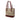 Beige Burberry House Check Canvas Tote