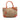 Beige Gucci GG Canvas Sukey Satchel