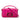 Pink Fendi Zucca Embossed Leather Baguette Phone Pouch Satchel - Designer Revival