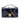 Blue Dior Patent Studded Diorama Top Handle Wallet on Chain Satchel