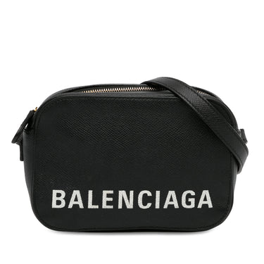Black Balenciaga XS Everyday Camera Bag