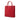 Red Burberry Leather Tote