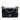 Blue Chanel CC Quilted Lambskin Coin Chain Flap Satchel