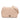 Tan Chanel Quilted Calfskin Chain Embossed Flap Crossbody Bag