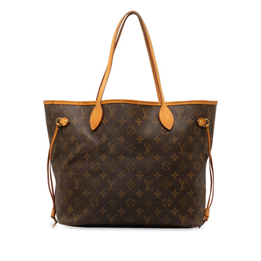 Brown Louis Vuitton Monogram Neverfull MM Tote Bag