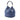 Blue Gucci Pebbled Calfskin Miss Bamboo Tassel Bucket Bag
