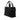 Black Chanel Old Travel Line Nylon Tote