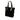 Black LOEWE Shearling Anagram Vertical Zip Tote
