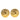 Gold Chanel Gold Plated CC Round Clip On Earrings