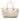 White Gucci Leather Horsebit Nail Boston Bag
