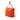 Orange Prada Saffiano Trimmed Tessuto Satchel