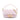 Pink Fendi Mini Zucca Embossed Velvet Baguette Satchel