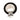 Black Chanel CC Resin Strass Round Clip On Earrings