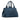 Blue Prada Canapa Logo Denim Satchel - Designer Revival