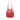 Red Louis Vuitton x Sofia Coppola Flore Perforated Noe Bucket Bag