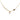 Gold Louis Vuitton Gold Plated Essential V Necklace - Designer Revival