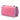 Pink Chanel CC Quilted Tweed Accordion Flap Shoulder Bag