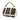 Brown Fendi Zucca Glazed Fabric Cage Baguette Satchel