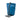 Blue Chanel CC Quilted Calfskin Bucket Backpack