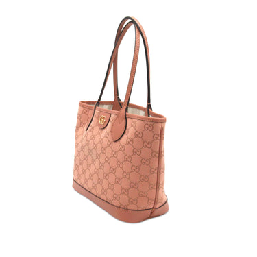 Pink Gucci Small GG Canvas Ophidia Tote - Designer Revival