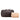 Brown Bottega Veneta Nappa Intrecciato Cosmetic Pouch - Designer Revival