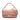 Pink Fendi Medium Leather Embossed FF Baguette Satchel - Designer Revival