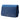 Blue Prada Saffiano Turn Lock Wallet on Strap Crossbody Bag