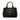 Black Prada Small Canvas Canapa Logo Tote Satchel