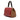 Red Fendi Tricolor Calfskin Silvana Top Handle Bag Satchel