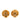 Gold Chanel CC Gold Plated Round Clip On Earrings