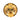 Gold Chanel CC Gold Plated Round Clip On Earrings