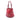 Red Prada Small Soft Calf Studded Bucket Bag Satchel